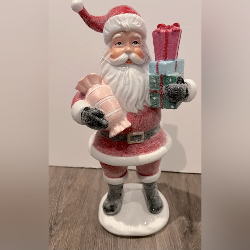 Pretty Jingles & Joy Santa Figurine- NWT